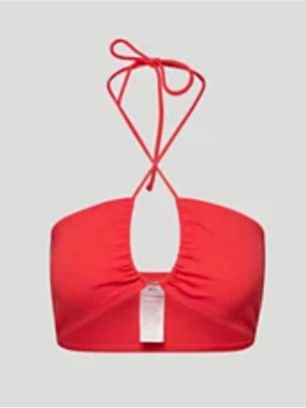 Aritzia Sunday Best Cora Halter Top Red